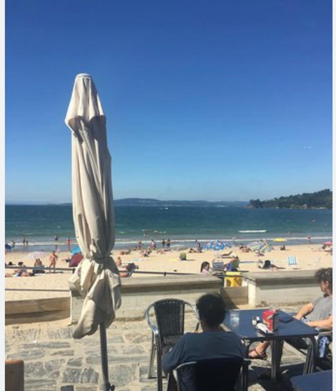 Apartamento A Pie De Playa En Mino Luaran gambar